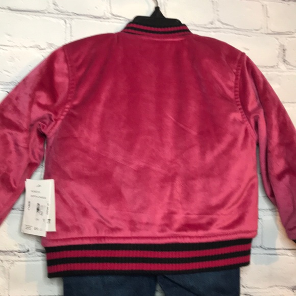NWT Hudson Girls' Velour Jacket 3-Piece Set Outfit - Picture 15 of 16